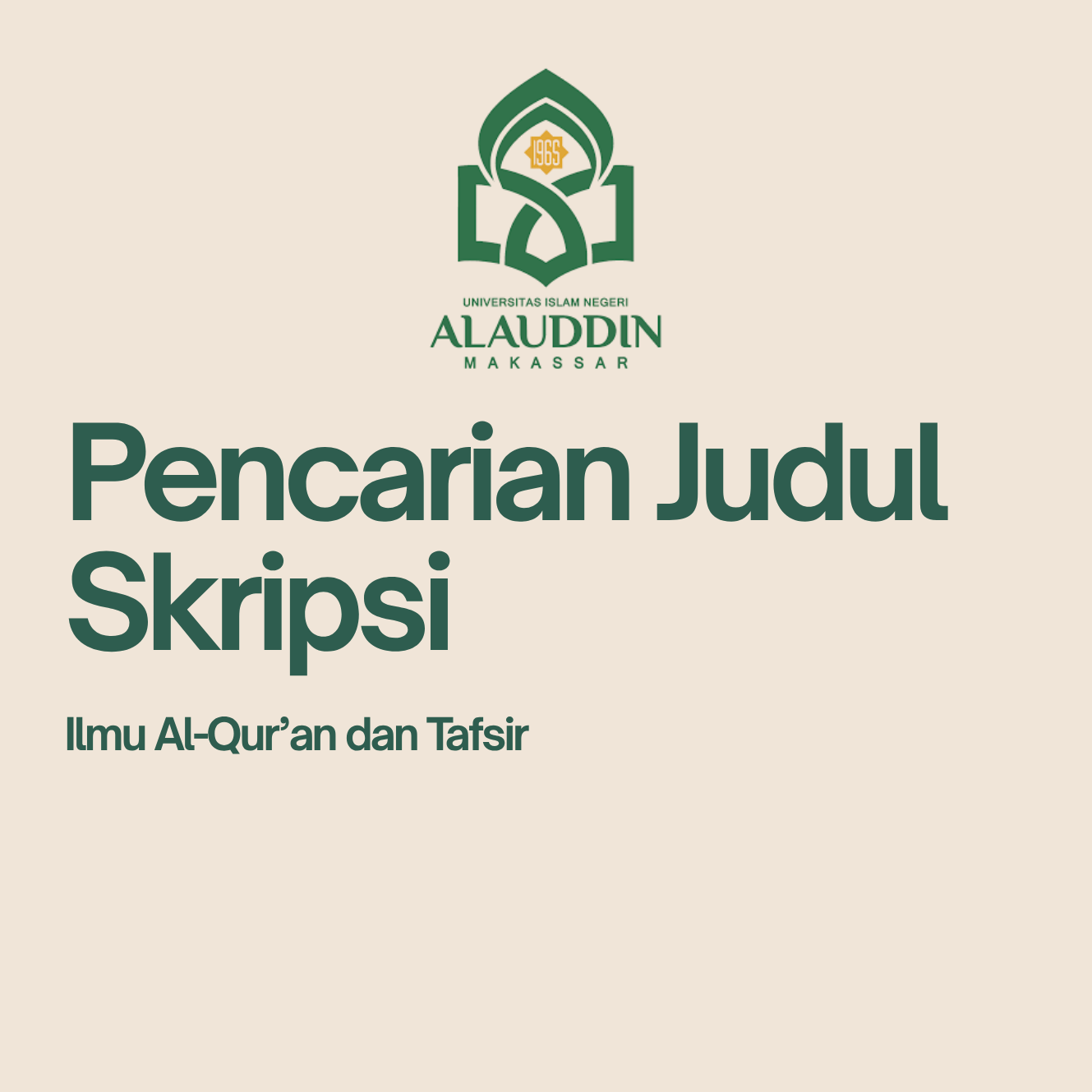 Pencarian Judul Skripsi