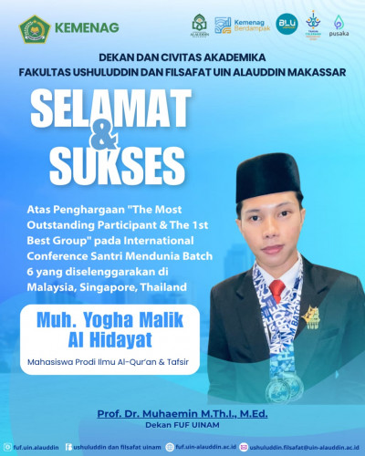 Mahasiswa IQT UIN Alauddin Makassar Raih Prestasi pada International Conference Santri Mendunia Batch 6