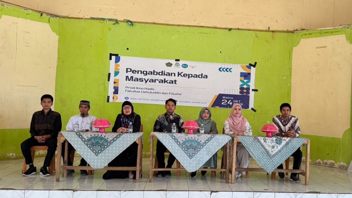 Prodi Ilmu Hadis Gelar Pengabdian Masyarakat di Ponpes Bukit Hidayah, Perkenalkan Website Penelitian Hadis alminasa.ai